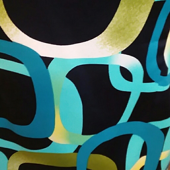 Dress Barn Geometric Patterned Dress - Picture 4 of 6